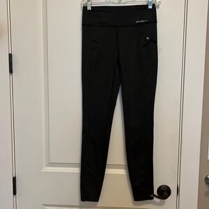 Eddie Bauer  Charcoal Gray Track Leggings Women’s size XS
